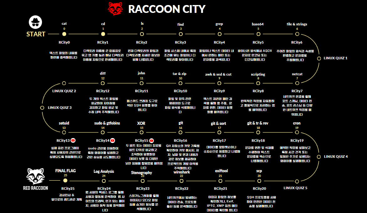 Raccoon City Roadmap